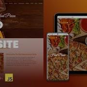 Create A Pizza Website Responsive HTML CSS Java Script 5