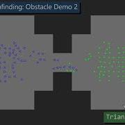 RTS Group Pathfinding Obstacle Demo 2
