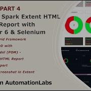 PART 4 Generate Spark Extent HTML And PDF Report With Cucumber 6 X Selenium Framework