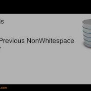 SDU Tools 07 Previous Non Whitespace Character In T SQL