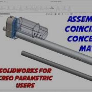 How To Create Coincident And Concentric Mates In SolidWorks Assemblies