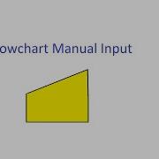 Flowchart Manual Input