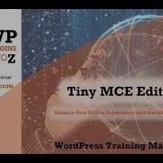 Training Video For Tiny MCE Plugin