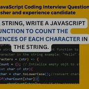 JavaScript Count Character Occurrences In A String Character Count In String Frontend Insights