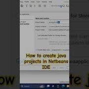 How To Create Java Projects In Netbeans IDE Shortsfeed Coding Java Viral