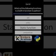 Python Quiz 37