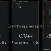 Python Vs C C Vs Assembly Side By Side Comparison