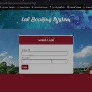 Lab Booking System ISP 250 2021