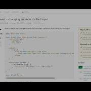 React Input Error Changing An Uncontrolled Input To Controlled Explained
