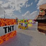 Realistic Lava TNT In Minecraft RTX