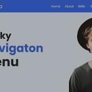 How To Create Sticky Navigation Bar In HTML CSS And JavaScript
