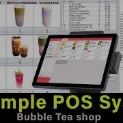 Simple Pos System For Small Business With Bill Printing In Java Touch Screen POS Bubble Tea POS