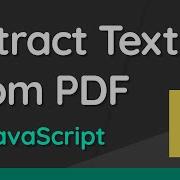 Как извлечь текст из PDF документа с помощью JavaScript и Express Js