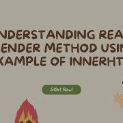 Understanding Render Method In React Js Using Example Of InnerHTML
