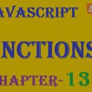Functions JavaScript Tutorial W3Schools Chapter 13 English
