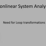 Need For Loop Transformations