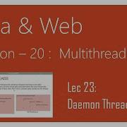Multithreading In Java 23 Daemon Thread IsDaemon SetDaemon IllegalThreadStateException