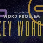 Word Problem Key Words