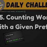 2185 Counting Words With A Given Prefix Leetcode Daily Challenge Dsa Shashcode Java
