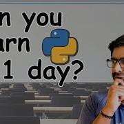 Can You Learn Python In 1 Day