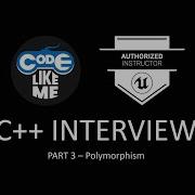C Programming Interview Part 3 OOP Polymorphism