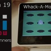 M5Core2 Touch Screen Games In UiFlow Whack A Mole