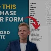 Build This Excel Purchase Order System With VBA FREE Template Included