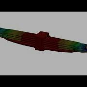Simulation Of Parabolic Leaf Spring In ANSYS Mechanical
