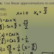 3 1 Linear Approximation