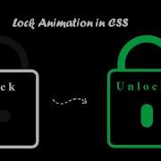 Lock And Unlock Animation Only HTMl CSS MVMaster006