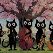 Black Cats Spring Jazz Relax Creative Work Instrumental Music For Focus