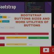 Bootstrap Button Sizes Bootstrap CSS Button Classes Tutorial In Hindi Part 3