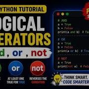Logical Operators And Or Not