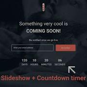 Create A Coming Soon Page With Fade In Slideshow And Countdown Timer With HTML CSS And JS