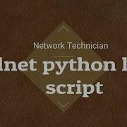 Python 3 Telnet Vlan