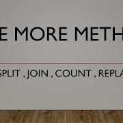 Python Tutorial In Hindi 59 Some More Useful Strings Methods Split Join Replace Count