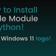 How To Install Turtle Module From Python Library L Windows Logo Using Turtle Module L CodeX