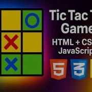 Tic Tac Toe Game Using HTML CSS JavaScript Beginner Project Tutorial In Hindi