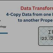 Data Transform Copy Data From One Property To Another Property