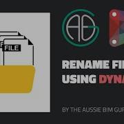 Rename Files Using Dynamo