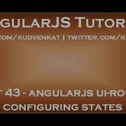 Angularjs Ui Router Configuring States