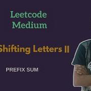 2381 Shifting Letters II Leetcode Biweekly 85 Leetcode Medium