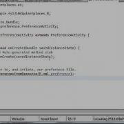 Setting Up Preferences Settings In Android