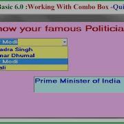 Learn Visual Basic 6 0 Working With Combo Box And Its Properties Quick And Easy