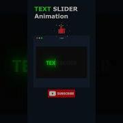 Glowing Text Slider CSS Animation Shorts Ytshorts Css