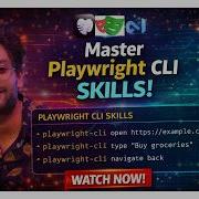 Playwright CLI SKILLS GITHUB COPILOT CLAUD SONNET Automate Any Website Using Playwright CLI