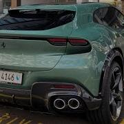 Ferrari Purosangue Verde Dora Start Up Pure V12 Sound