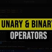 Унарный оператор и бинарный оператор в языке программирования Python