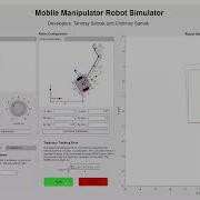 Mobile Manipulator Robot Closed Loop Control CS Rectangular Trajectory MATLAB GUI