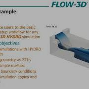 Free Surface Modeling FLOW 3D HYDRO